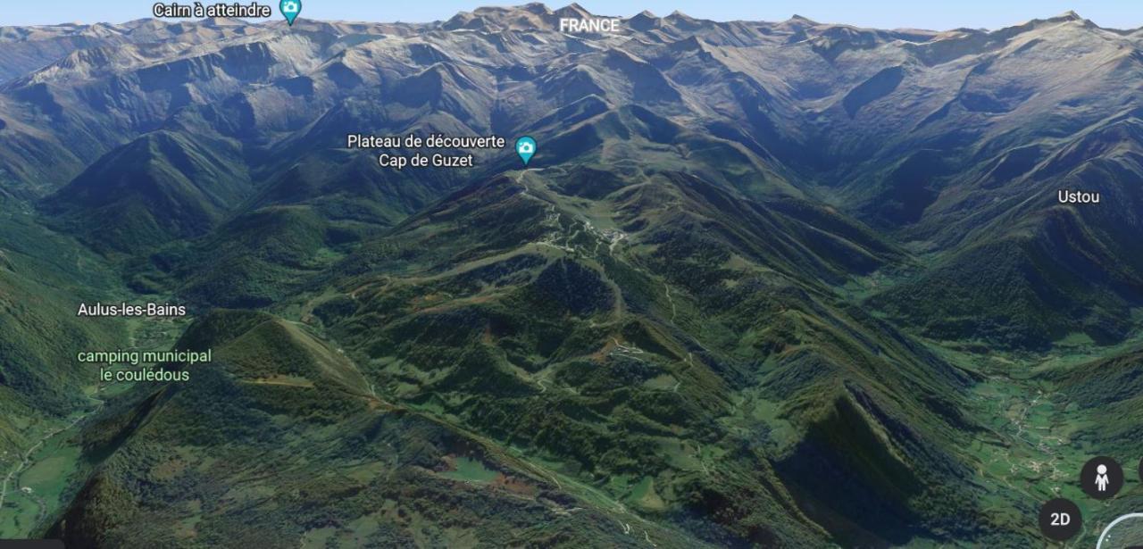 Pied des pistes, pleine nature Ustou Exterior foto
