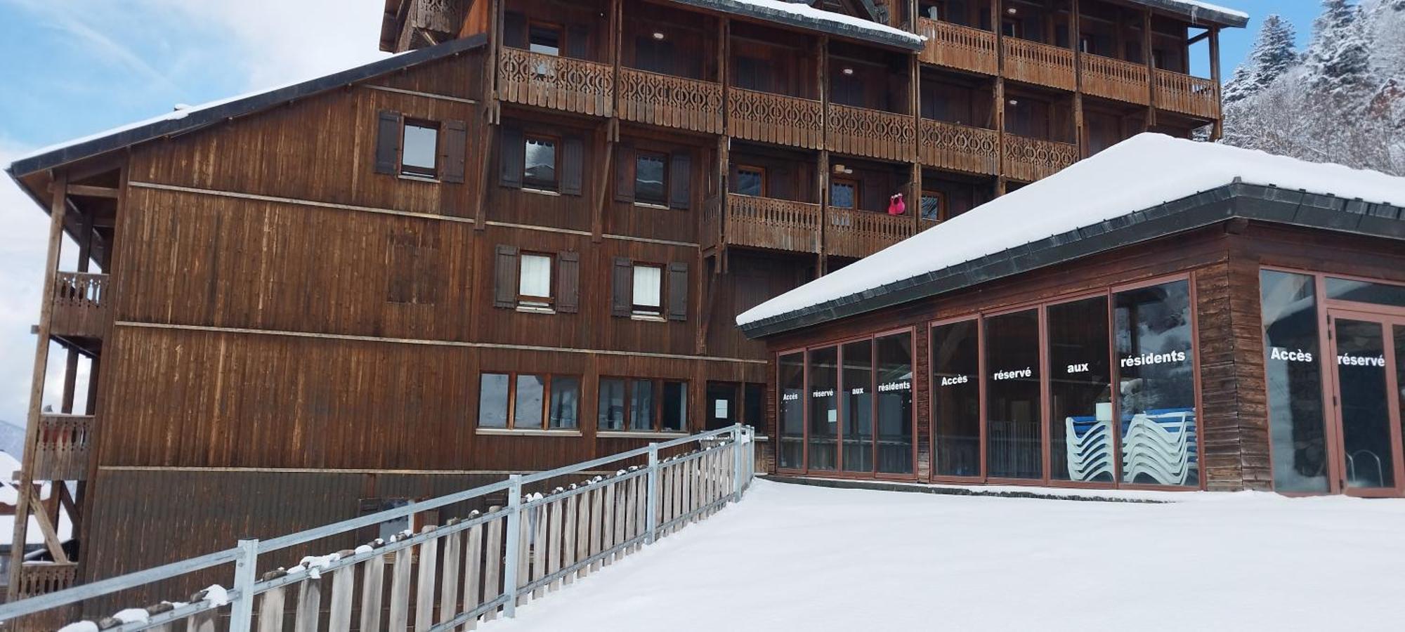 Pied des pistes, pleine nature Ustou Exterior foto